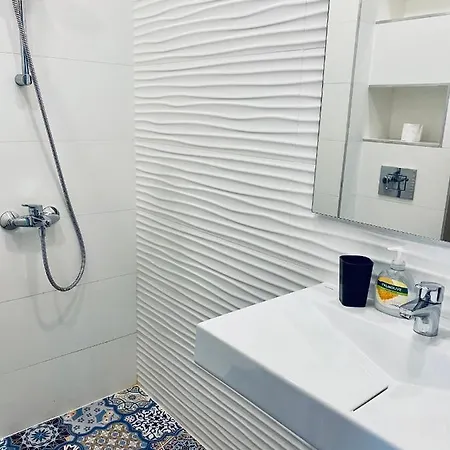 Turquoise And Magenta Apartment